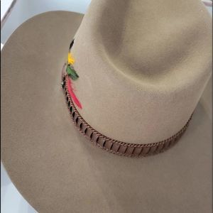 Stetson Stampede Biege 4XBeaver Perfect Condition Beautiful WellMade CowBoy Hat
